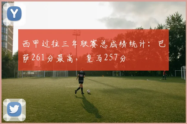 西甲过往三年联赛总成绩统计：巴萨261分最高，皇马257分
